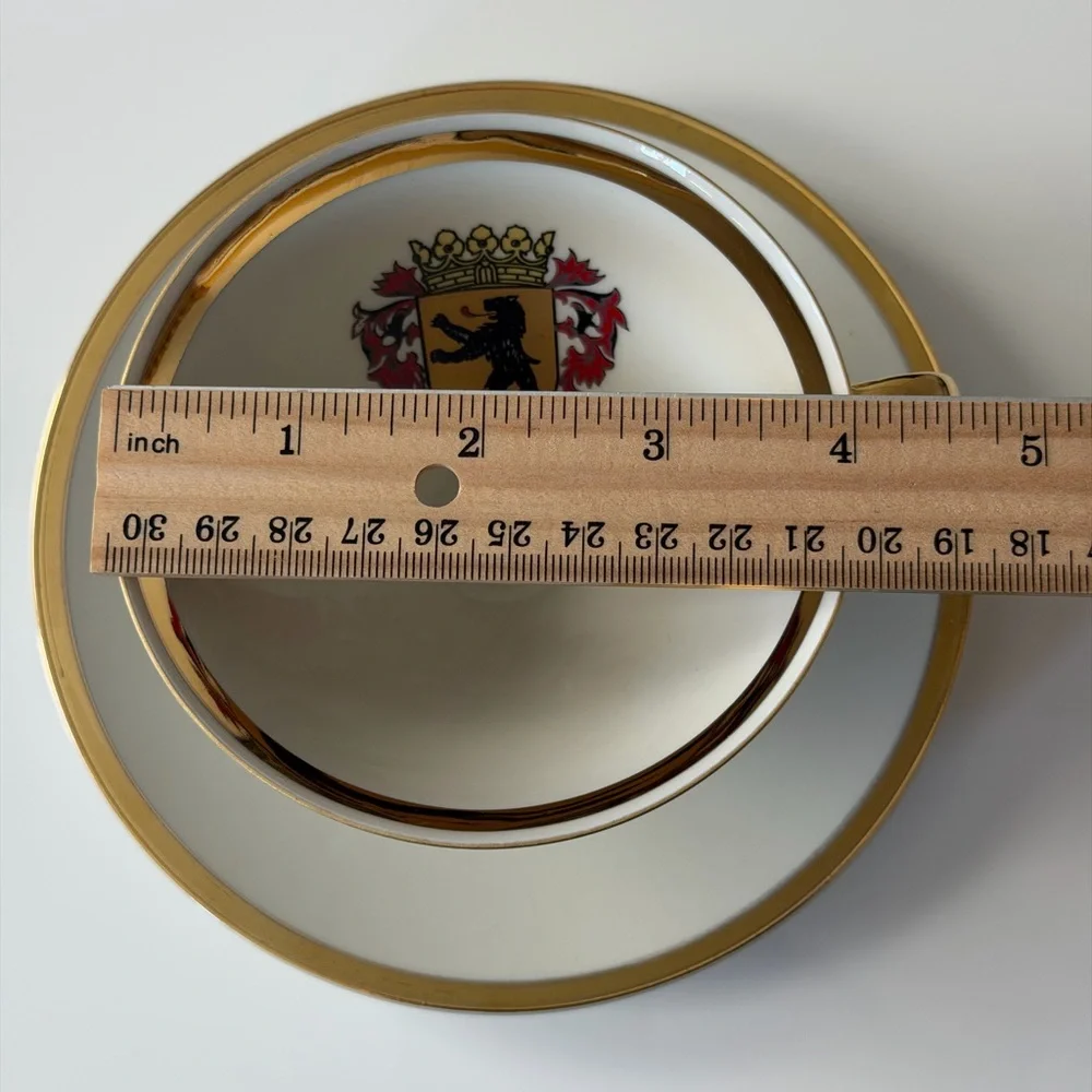 Vintage Mitterteich Bavaria Elegant Porcelain Tea Cup and Saucer Set